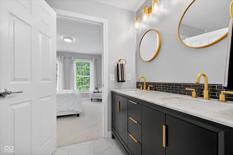 Bathroom at 14081 Pecos Court, Carmel, IN