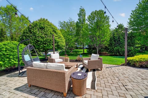 Outdoor living area at 14081 Pecos Court, Carmel, IN