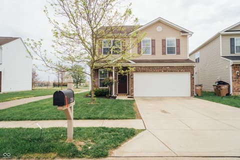 Front exterior at 2263 Shadow Bend Drive, Columbus, IN