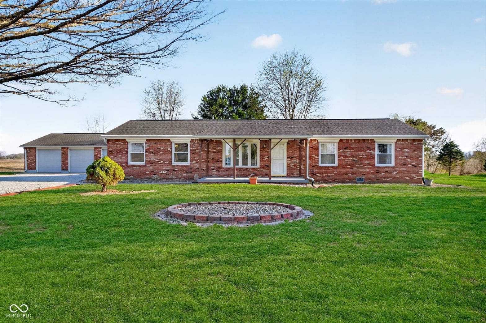 Front exterior at 9348 E State Road 240, Coatesville, IN