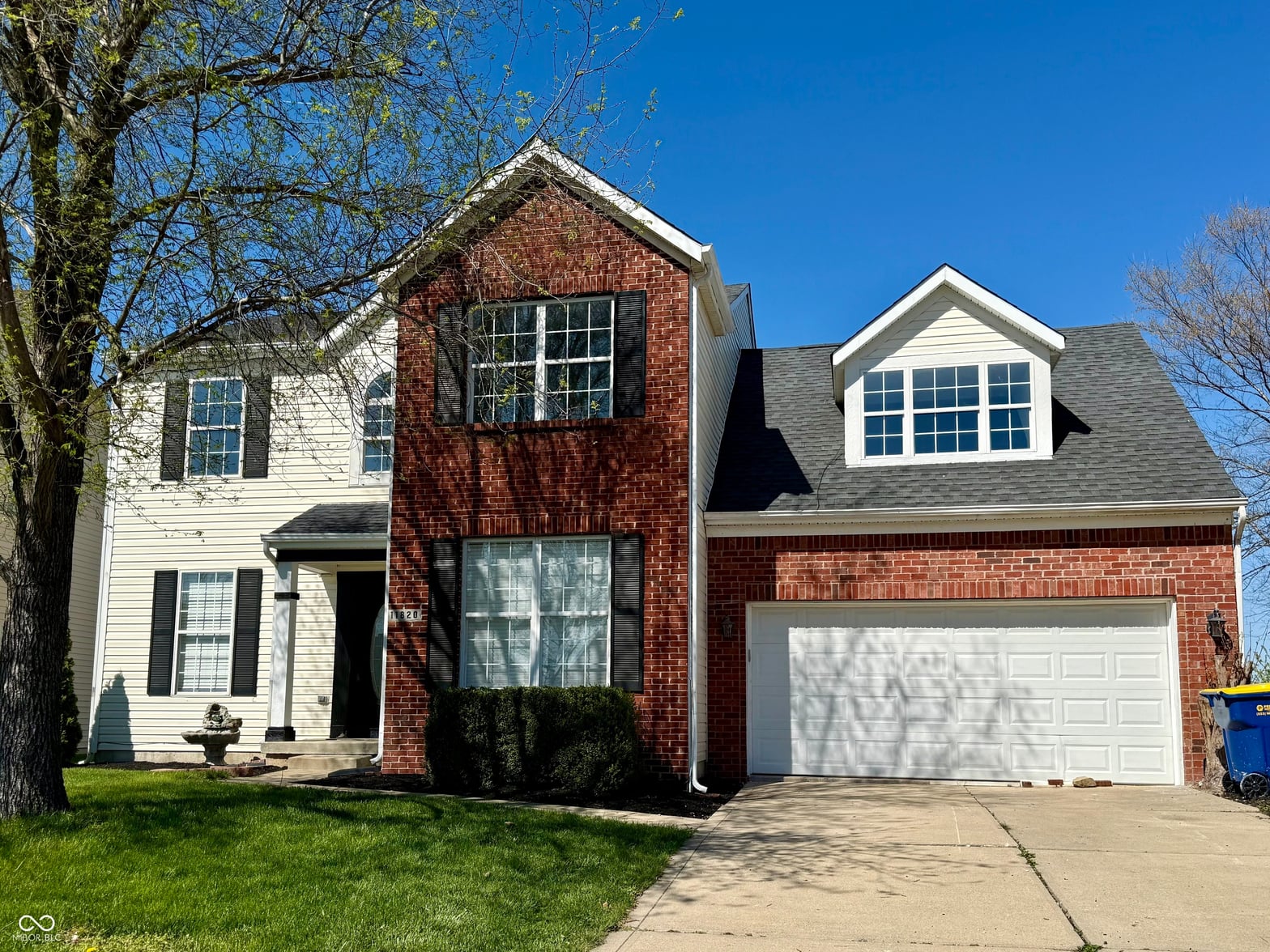 Front exterior at 11820 Hamble Drive, Indianapolis, IN