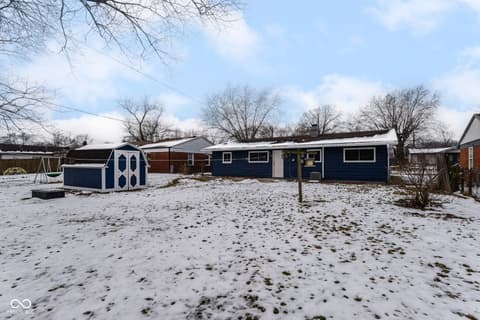 Backyard at 2625 N Sickle Road, Indianapolis, IN