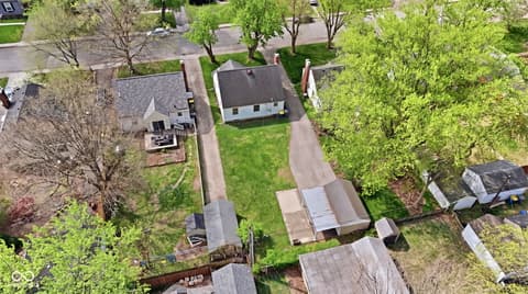 Aerial view at 2512 E 58th Street, Indianapolis, IN