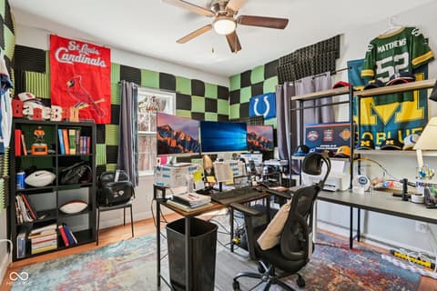 Home office at 554 N Oakland Avenue, Indianapolis, IN