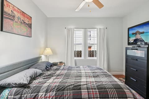Bedroom at 554 N Oakland Avenue, Indianapolis, IN