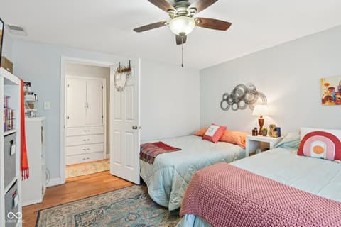 Bedroom at 554 N Oakland Avenue, Indianapolis, IN