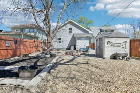 Backyard at 554 N Oakland Avenue, Indianapolis, IN
