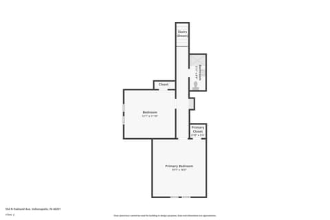Floor Plan — 554 N Oakland Avenue, Indianapolis, IN