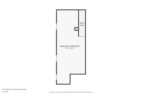 Floor Plan — 554 N Oakland Avenue, Indianapolis, IN