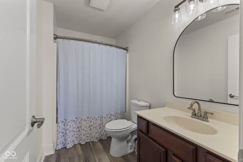 Bathroom at 3436 McDaniel Drive, Martinsville, IN