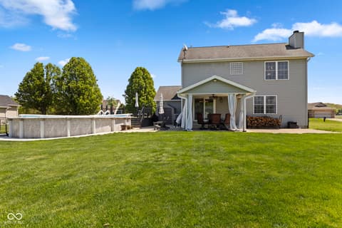 Yard at 3436 McDaniel Drive, Martinsville, IN
