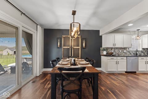 Dining room at 3436 McDaniel Drive, Martinsville, IN