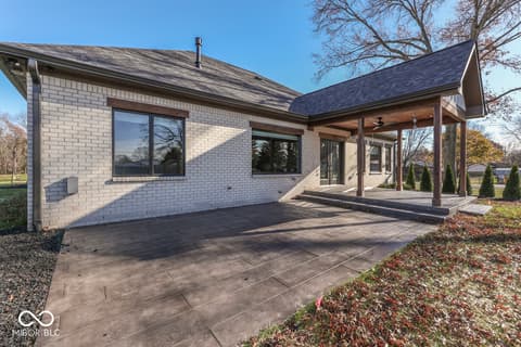 Outdoor living area at 886 J McCool Way, Greenwood, IN