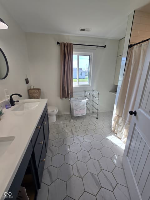 Bathroom at 803 Park Drive, Lebanon, IN