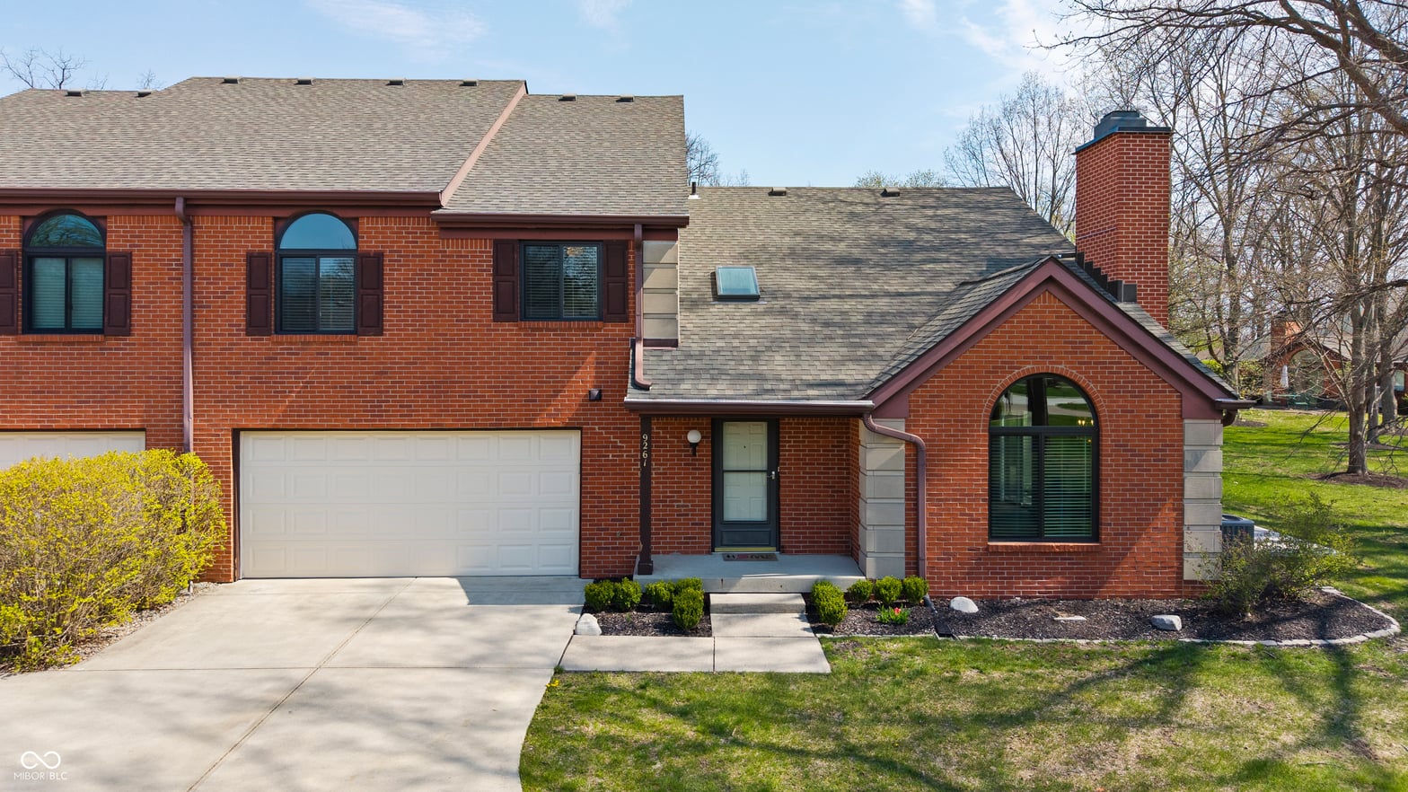 Front exterior at 9261 Golden Leaf Way, Indianapolis, IN