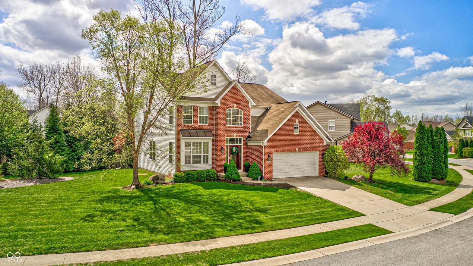 Aerial view at 4735 Corydon Lane, Indianapolis, IN