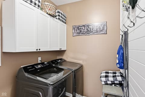 Laundry room at 4735 Corydon Lane, Indianapolis, IN