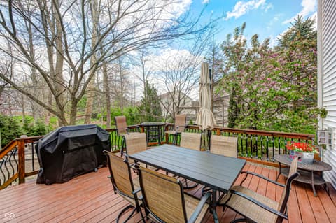 Outdoor living area at 4735 Corydon Lane, Indianapolis, IN