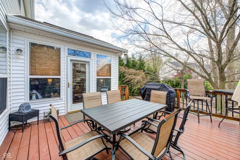 Outdoor living area at 4735 Corydon Lane, Indianapolis, IN