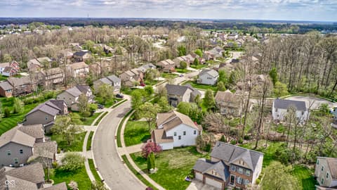 Aerial view at 4735 Corydon Lane, Indianapolis, IN