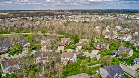 Aerial view at 4735 Corydon Lane, Indianapolis, IN