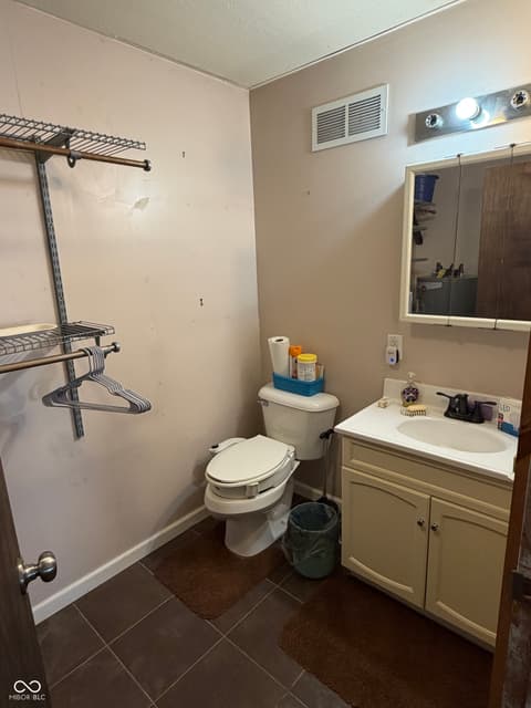 Bathroom at 805 Reformatory Road, Pendleton, IN