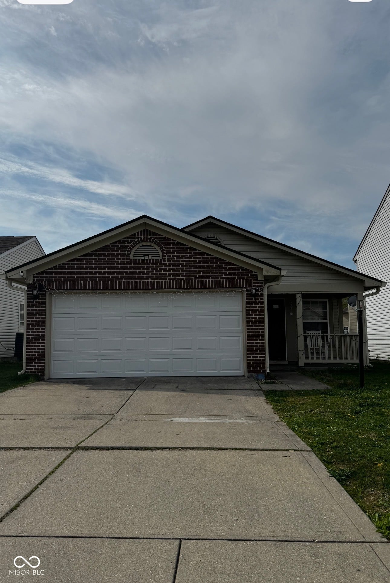Front exterior at 529 Meadows Edge Lane, Indianapolis, IN