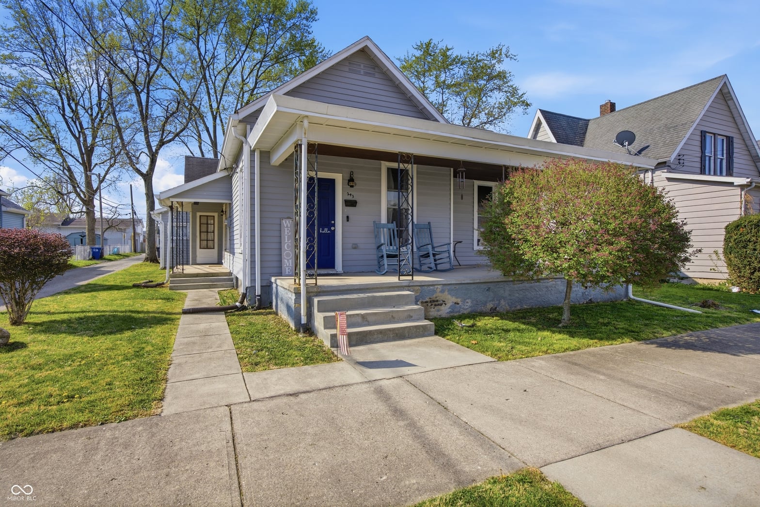 Front exterior at 243 W Locust Street, Shelbyville, IN