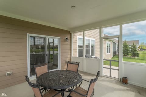 Bonus room at 4223 Backstretch Lane, Bargersville, IN