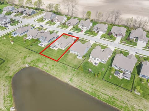 Aerial view at 4223 Backstretch Lane, Bargersville, IN