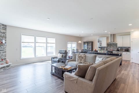 Living room at 4223 Backstretch Lane, Bargersville, IN