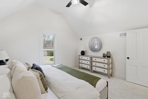 Primary bedroom at 980 W Poplar Street, Zionsville, IN