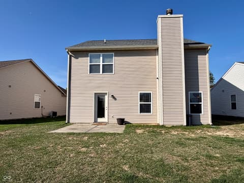 Backyard at 5339 Brassie Drive, Indianapolis, IN