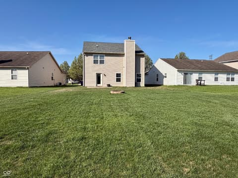 Backyard at 5339 Brassie Drive, Indianapolis, IN