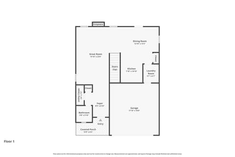 Floor Plan — 5339 Brassie Drive, Indianapolis, IN