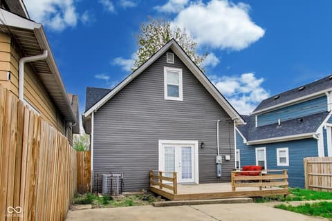 Backyard at 338 N Randolph Street, Indianapolis, IN