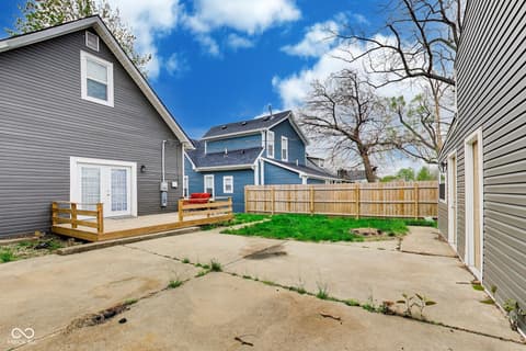 Backyard at 338 N Randolph Street, Indianapolis, IN