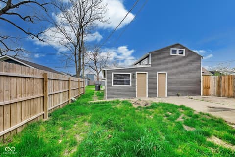 Backyard at 338 N Randolph Street, Indianapolis, IN