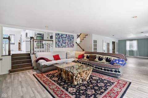 Living room at 6361 Creekside Lane, Indianapolis, IN