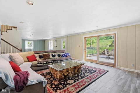 Living room at 6361 Creekside Lane, Indianapolis, IN
