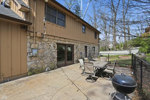Outdoor living area at 6361 Creekside Lane, Indianapolis, IN