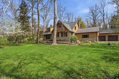 Front exterior at 6361 Creekside Lane, Indianapolis, IN
