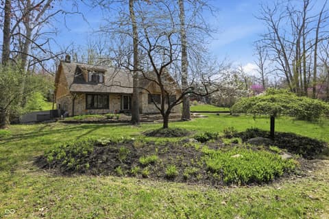 Front exterior at 6361 Creekside Lane, Indianapolis, IN