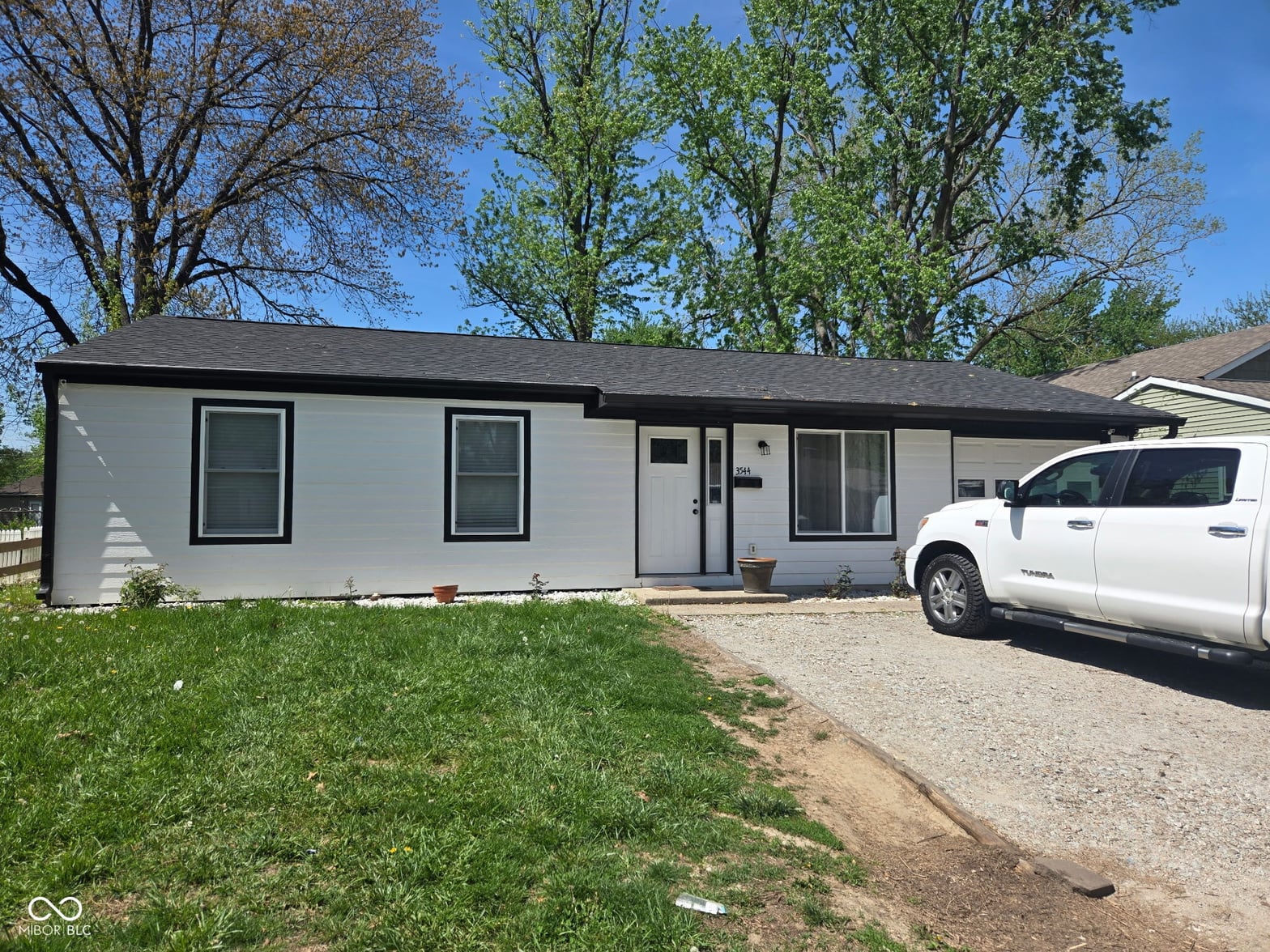 Front exterior at 3544 Eisenhower Drive, Indianapolis, IN