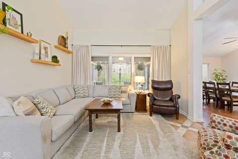 Living room at 5252 Bracken Drive, Indianapolis, IN