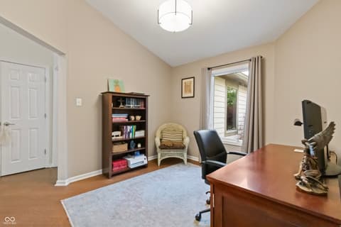Home office at 5252 Bracken Drive, Indianapolis, IN