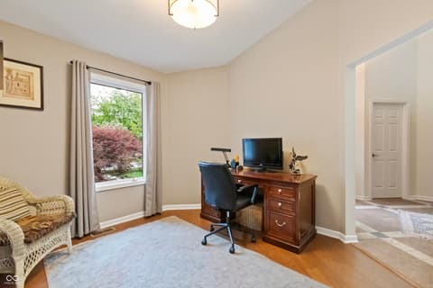 Home office at 5252 Bracken Drive, Indianapolis, IN