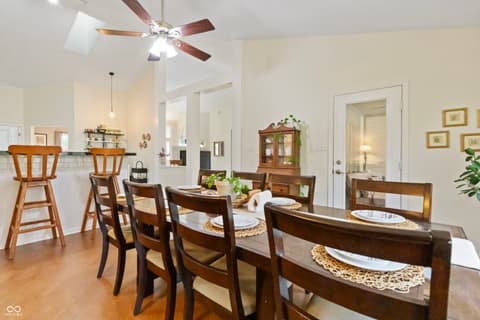 Dining room at 5252 Bracken Drive, Indianapolis, IN
