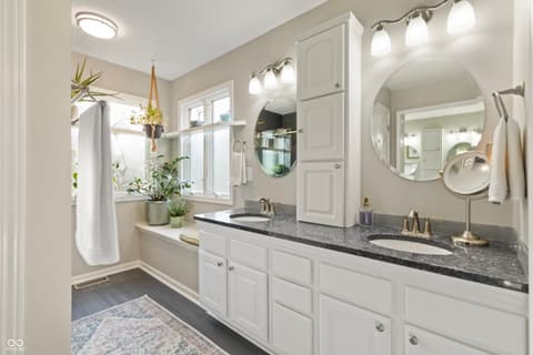 Bathroom at 5252 Bracken Drive, Indianapolis, IN