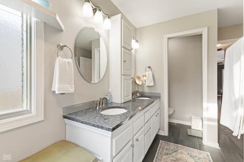 Bathroom at 5252 Bracken Drive, Indianapolis, IN